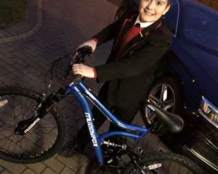 Image of Junior Health & Safety Officer wins bike